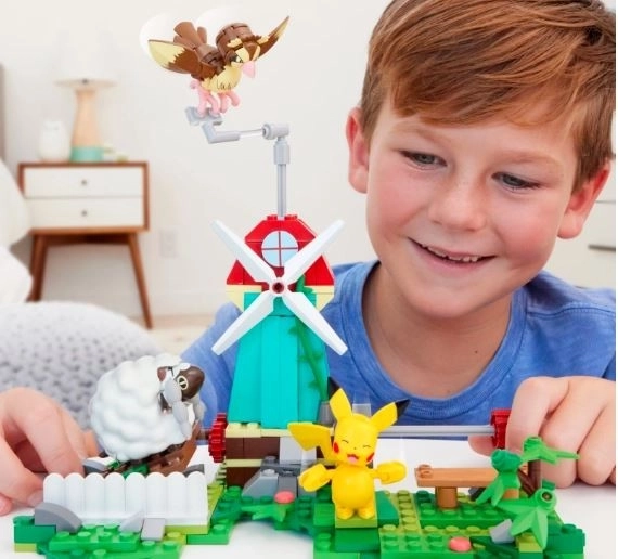 Pokemonov podeželski vetrni mlin gradbeni set