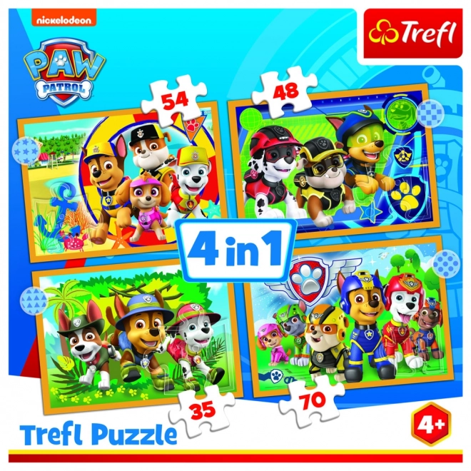 Sestavljanka Paw Patrol Počitnice