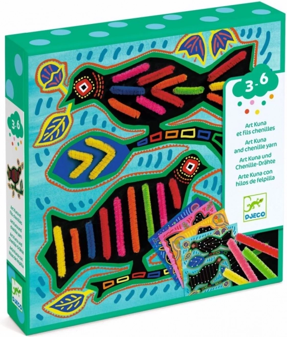 DJECO Kreativni komplet Barvaste gliste