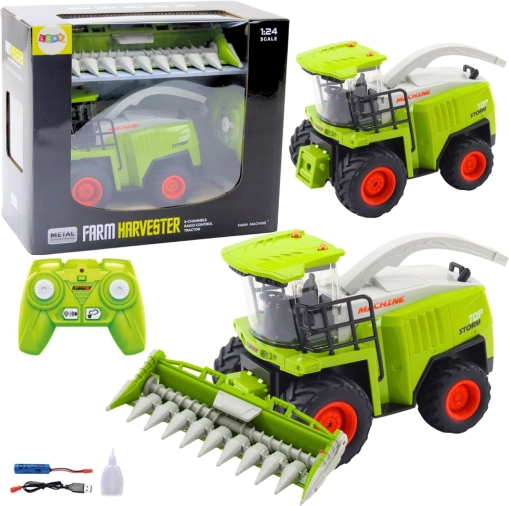 RC kombajn s koruznim adapterjem 2,4 GHz