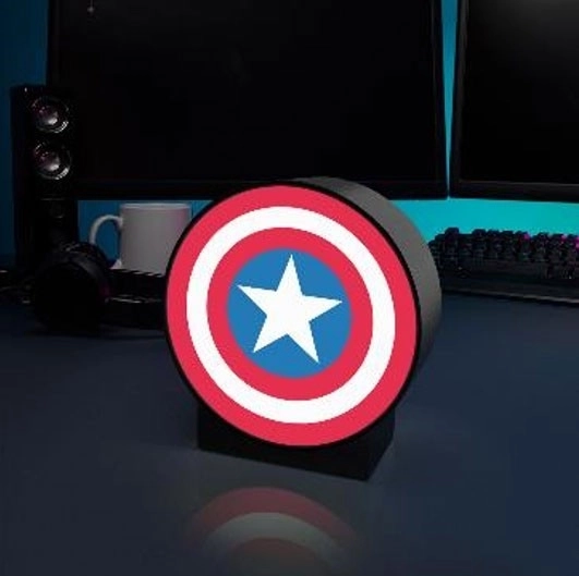 Box svetilka KAPITAN AMERIKA na baterije AAA