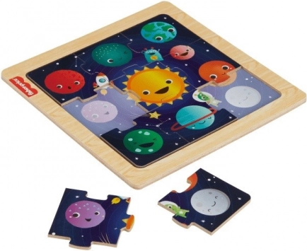 Lesene sestavljanke FISHER-PRICE – vesolje