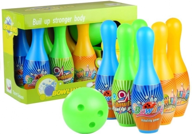 Bowling set za otroke s 6 keglji in kroglo