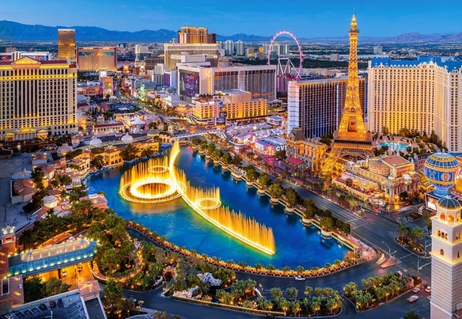 Sestavljanka 1500 koščkov Fabulous Las Vegas