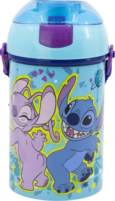 Otroška steklenička s trakom Stitch 450 ml