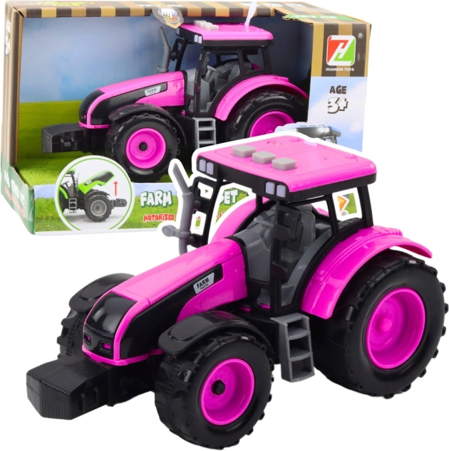 Roza traktor na baterije s svetlobnimi in zvočni učinki