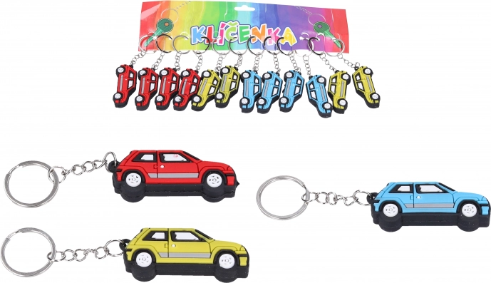 Obesek za Ključe Auto Mix Barv