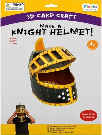 Kreativni komplet 3D maska Čelada Fiesta Crafts