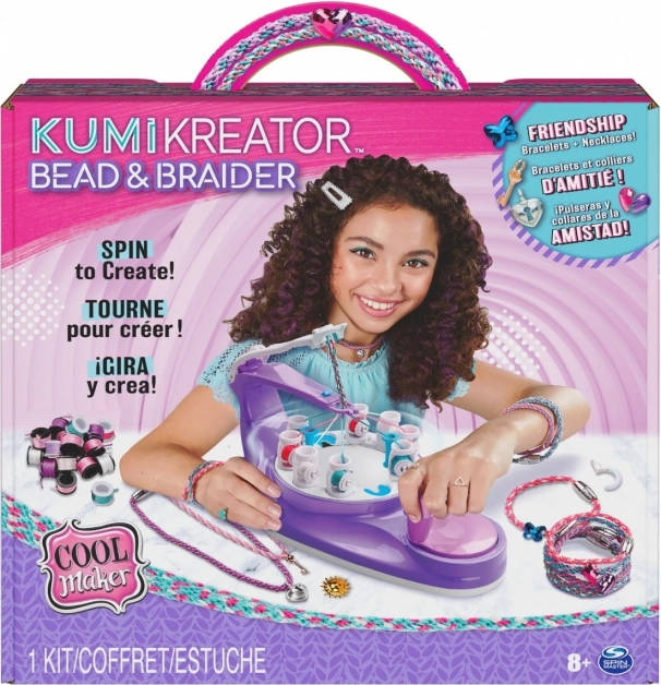 Cool Maker Kumi Kreator 3 v 1 – kroglični pletilni stroj za zapestnice in ogrlice