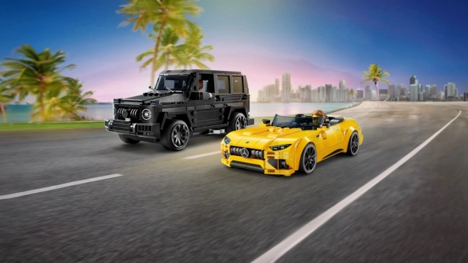 LEGO Speed Champions 76924 Mercedes-AMG G 63 in Mercedes-AMG SL 63