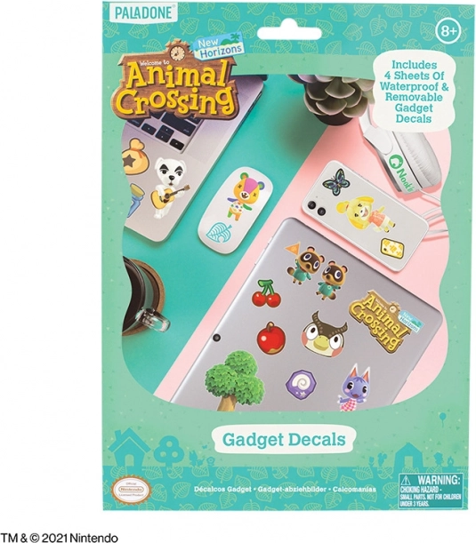 Nalepke z motivom Animal Crossing