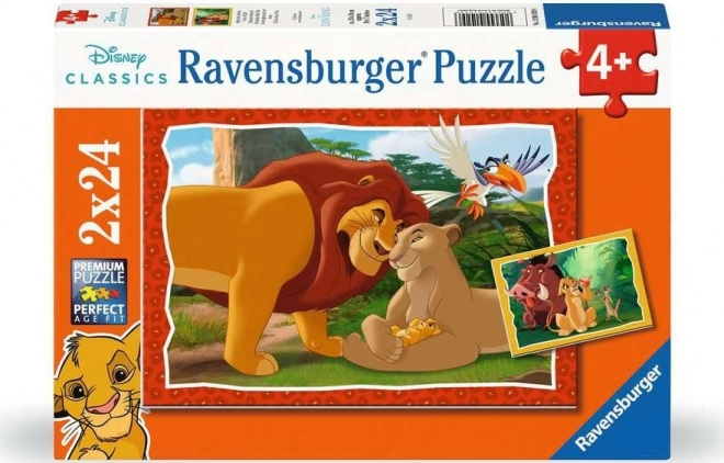 Sestavljanka Disney Levji kralj 2x24 kosov