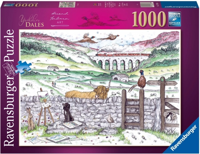 Ravensburger sestavljanka Življenje v Yorkshire 1000 kosov