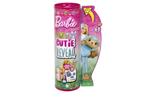 Panenka Barbie Cutie Reveal Lutka Medvedek - Delfin