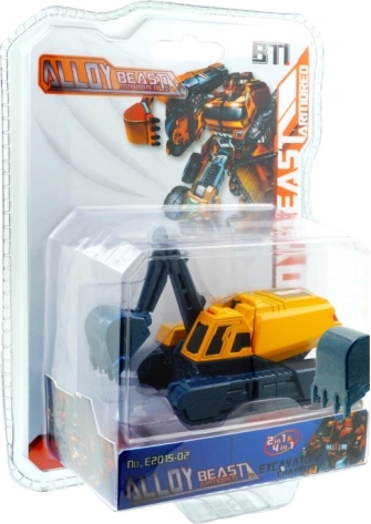 Transformer tovornjak gradbeni stroj-robot