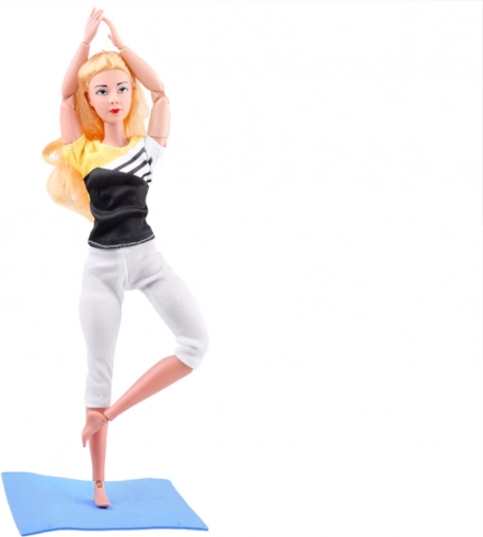 Realistični joga in fitnes položaji