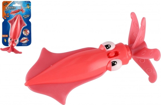 Navijalna sipa za otroke – plastična vodna igrača 15 cm