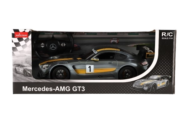 Auto RC Mercedes AMG GT3 plast 35 cm 2,4GHz z dalj. upravljanje na baterije v škatli 44x18x23 cm
