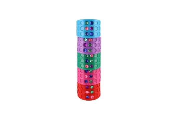 Komplet prstanov ustvarjalni set plastika v škatli 12x21x3,5cm 12 kosov v škatli