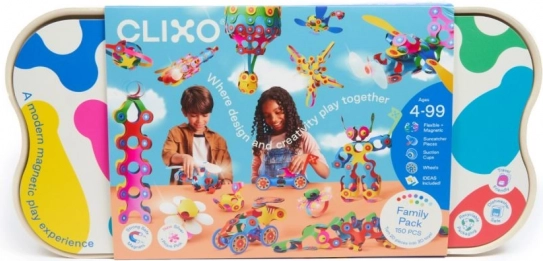 Magnetne konstrukcije Clixo Family Pack - 150 delov