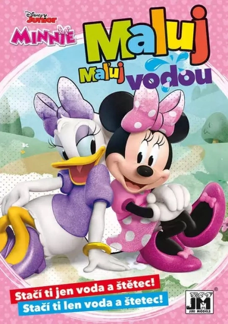 Pobarvanka A5 Barvaj z vodo Minnie