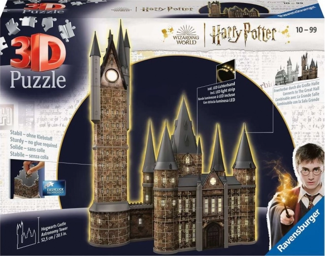 Harry Potter: Bradavijski grad – Astronomski stolp (Nočna izdaja) 540 koščkov