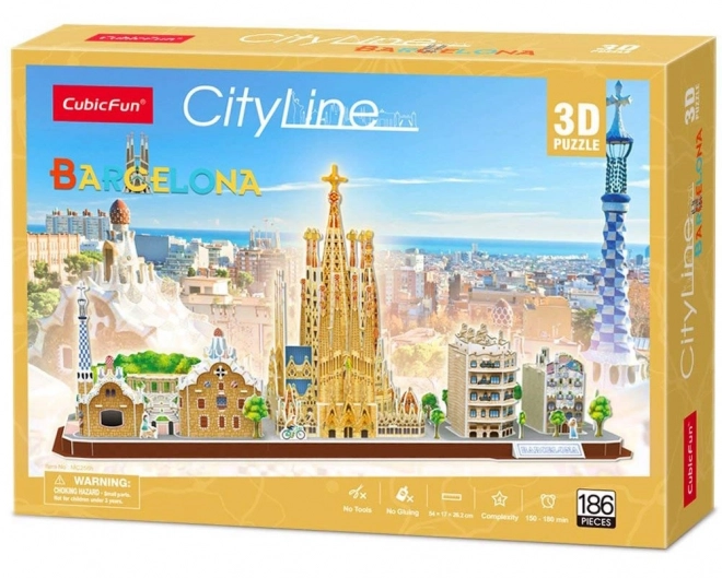3D sestavljanka Mestna Linija Barcelona