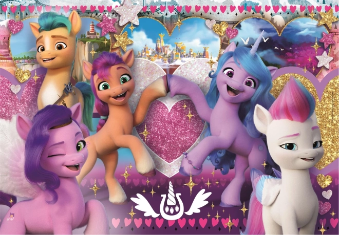 Sestavljanka My Little Pony: Ljubeči poniji Maxi 104 kosov