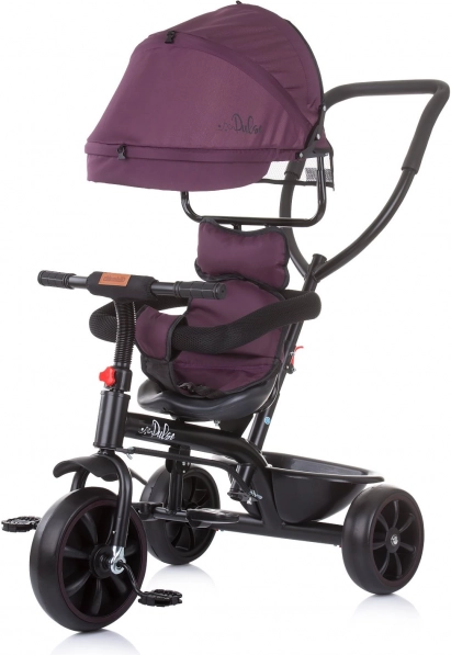 Tricikel z nadstreškom 2-v-1 – Lila