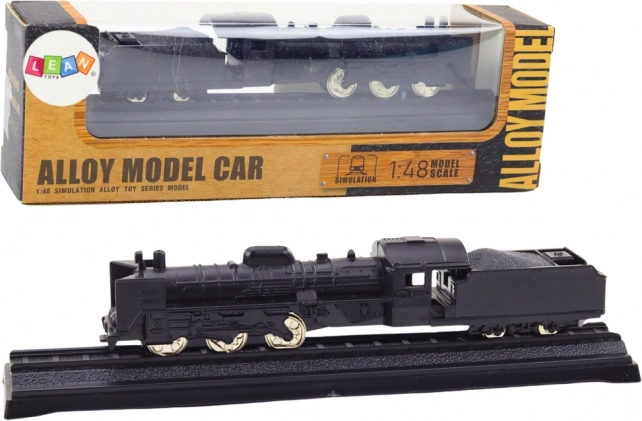 Kovinski zbirateljski model lokomotive 1:48 – črn