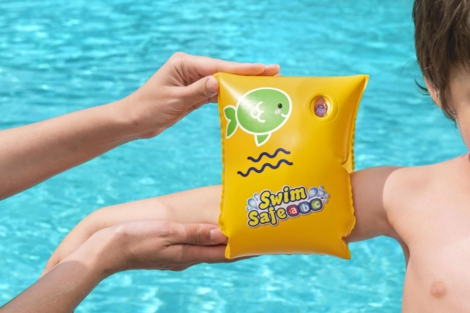 Napihljivi plavalni rokavčki rumeni S 25x15cm BESTWAY