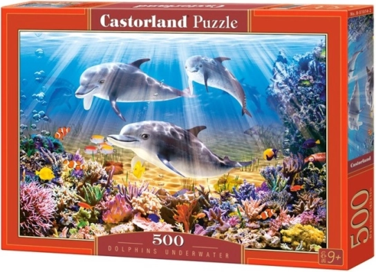 Sestavljanka 500 kosov Dolphins Underwater