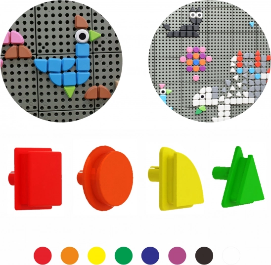 Masterkidz Set Kljukic v obliki geometrijskih likov za STEM table