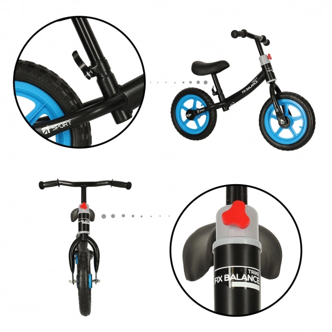 Otroško kolo - poganjalec Trike Fix Balance – črna