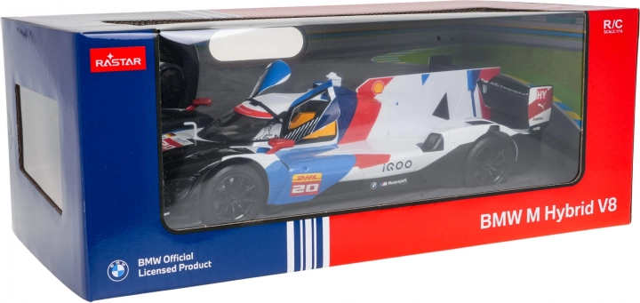rc avto 1:14 bmw m hybrid v8 bela rastar