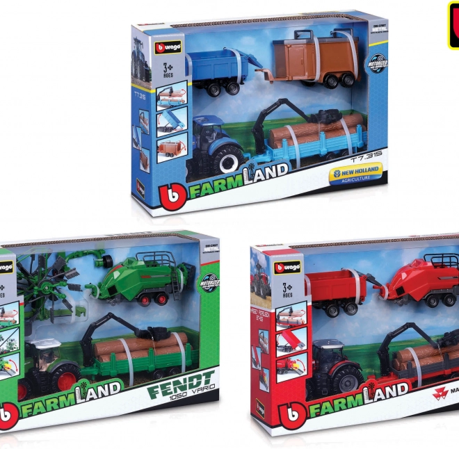 Bburago 10cm Farm traktor darilni komplet