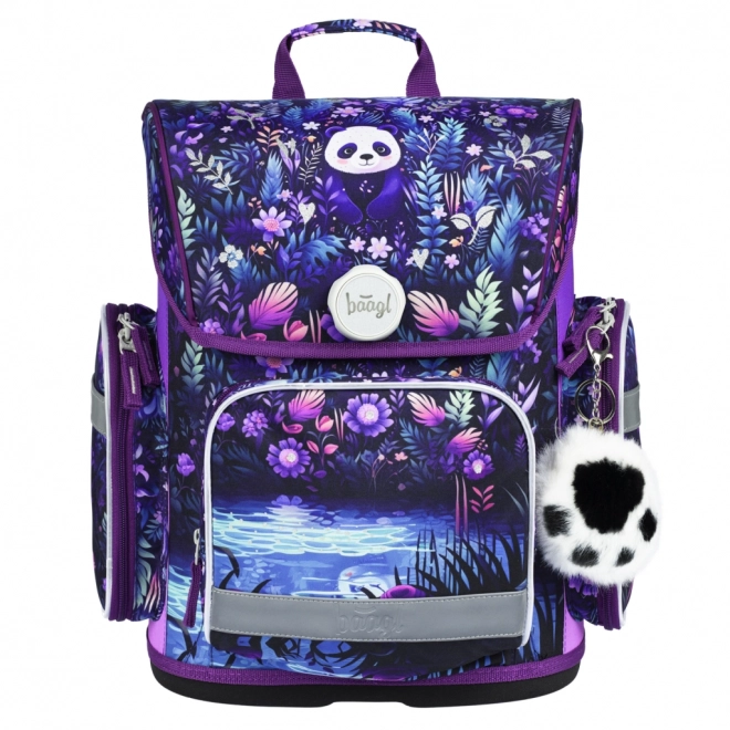 BAAGL Šolska torba Ergo Jungle Panda