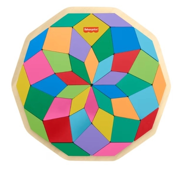 Lesena sestavljanka Mandala Fisher-Price
