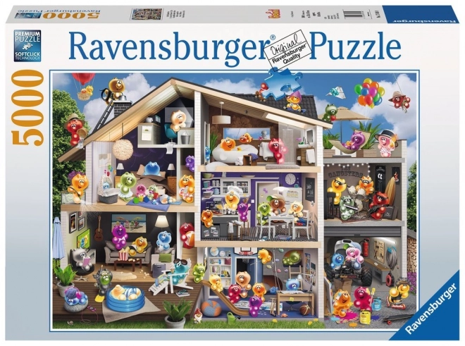Ravensburger Puzzle Gelini Hiška za punčke 5000 kosov