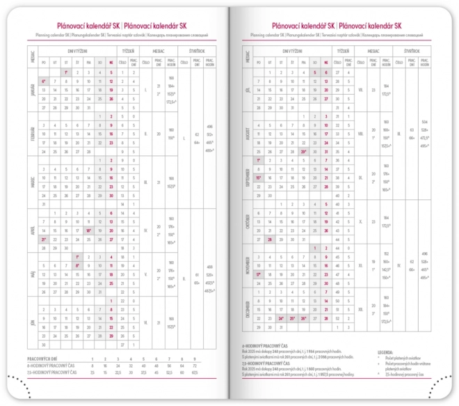 Žepni dnevnik Aprint Neo 2025, moder, 9 × 15,5 cm