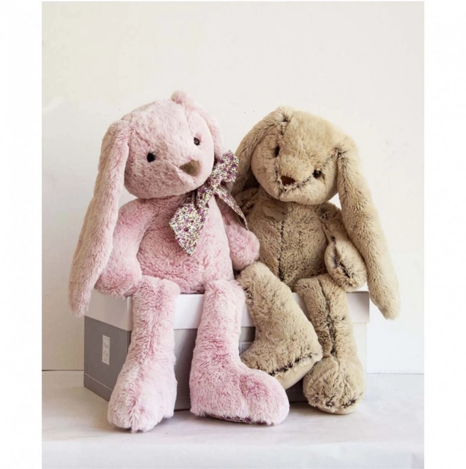 Doudou Zgodba o Medvedu Plišasti prijatelj bež zajček 40 cm