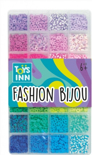Koraliki Clay Beads mix modrih barv