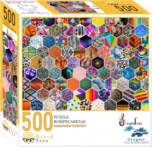 Sestavljanka slikovne ploščice 500 kosov Brain Tree