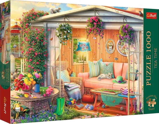 TREFL Puzzle Premium Plus Čajna ura: Moje najljubše mesto 1000 kosov