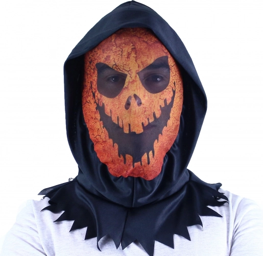 tekstilska bučna halloween maska s kapuco