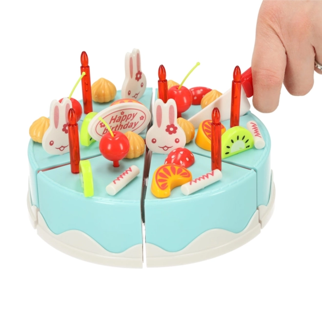 Rojstnodnevna torta za rezanje - modra