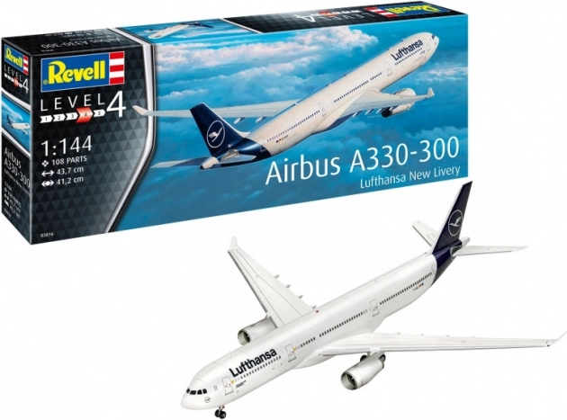 Plastični model letala Airbus A330-300 Lufthansa 1:144