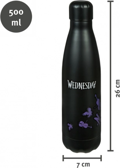 Termovka 500 ml z motivom Wednesday