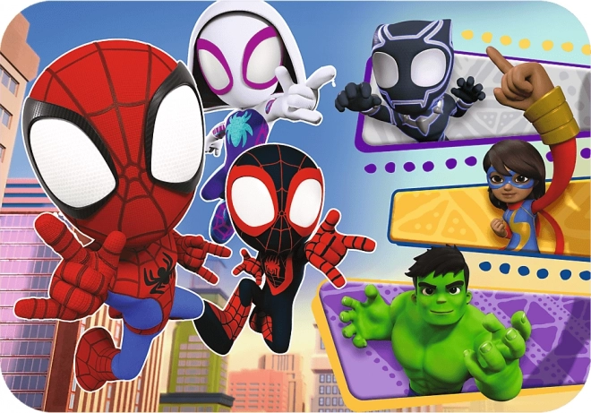TREFL Lesena sestavljanka Spidey in njegovi čudoviti prijatelji 24 kosov