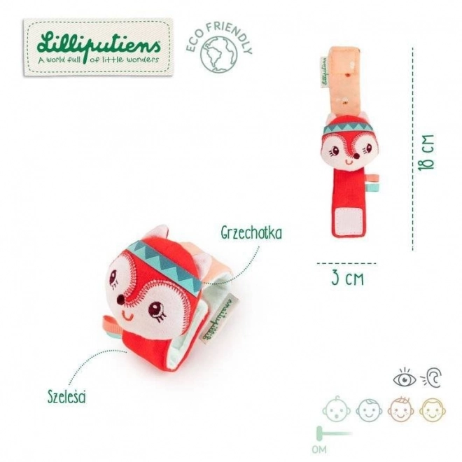 Lilliputiens - ropotajoča zapestnica - lisica Alice